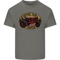 Farming Support Your Local Farmer Mens Cotton T-Shirt Tee Top Charcoal