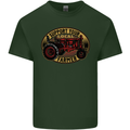 Farming Support Your Local Farmer Mens Cotton T-Shirt Tee Top Forest Green