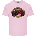 Farming Support Your Local Farmer Mens Cotton T-Shirt Tee Top Light Pink