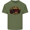Farming Support Your Local Farmer Mens Cotton T-Shirt Tee Top Military Green