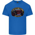 Farming Support Your Local Farmer Mens Cotton T-Shirt Tee Top Royal Blue