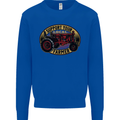 Farming Support Your Local Farmer Mens Sweatshirt Jumper Royal Blue
