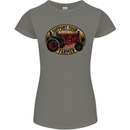 Farming Support Your Local Farmer Womens Petite Cut T-Shirt Charcoal