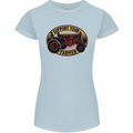Farming Support Your Local Farmer Womens Petite Cut T-Shirt Light Blue