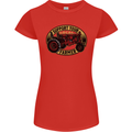 Farming Support Your Local Farmer Womens Petite Cut T-Shirt Red