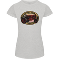 Farming Support Your Local Farmer Womens Petite Cut T-Shirt Sports Grey
