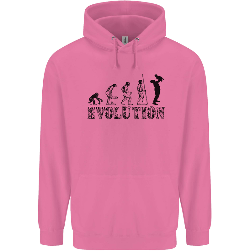 Father And Son Evolution Father's Day Dad Childrens Kids Hoodie Azalea