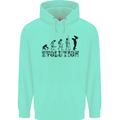 Father And Son Evolution Father's Day Dad Childrens Kids Hoodie Peppermint
