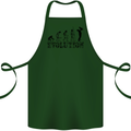 Father And Son Evolution Father's Day Dad Cotton Apron 100% Organic Forest Green