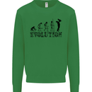 Father And Son Evolution Father's Day Dad Kids Sweatshirt Jumper Irish Green