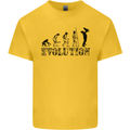 Father And Son Evolution Father's Day Dad Kids T-Shirt Childrens Yellow