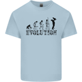Father And Son Evolution Father's Day Dad Mens Cotton T-Shirt Tee Top Light Blue