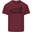 Father And Son Evolution Father's Day Dad Mens Cotton T-Shirt Tee Top Maroon