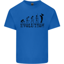 Father And Son Evolution Father's Day Dad Mens Cotton T-Shirt Tee Top Royal Blue