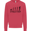 Father And Son Evolution Father's Day Dad Mens Sweatshirt Jumper Heliconia