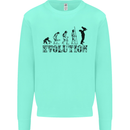 Father And Son Evolution Father's Day Dad Mens Sweatshirt Jumper Peppermint