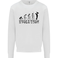 Father And Son Evolution Father's Day Dad Mens Sweatshirt Jumper White