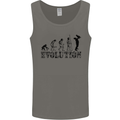 Father And Son Evolution Father's Day Dad Mens Vest Tank Top Charcoal