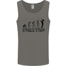 Father And Son Evolution Father's Day Dad Mens Vest Tank Top Charcoal