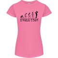 Father And Son Evolution Father's Day Dad Womens Petite Cut T-Shirt Azalea