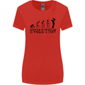Father And Son Evolution Father's Day Dad Womens Wider Cut T-Shirt Red