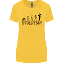 Father And Son Evolution Father's Day Dad Womens Wider Cut T-Shirt Yellow