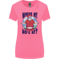 Father Christmas Where My Ho's at? Womens Wider Cut T-Shirt Azalea