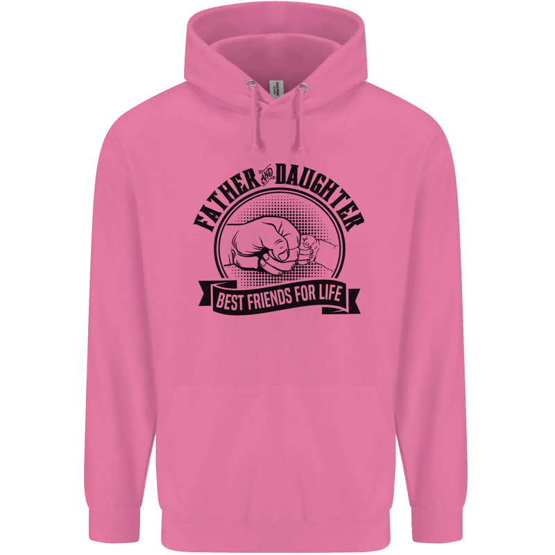 Father & Daughter Best Friends Father's Day Childrens Kids Hoodie Azalea