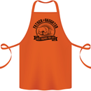 Father & Daughter Best Friends Father's Day Cotton Apron 100% Organic Orange