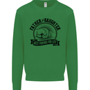 Father & Daughter Best Friends Father's Day Kids Sweatshirt Jumper Irish Green
