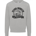 Father & Daughter Best Friends Father's Day Kids Sweatshirt Jumper Sports Grey