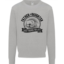 Father & Daughter Best Friends Father's Day Kids Sweatshirt Jumper Sports Grey