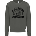 Father & Daughter Best Friends Father's Day Kids Sweatshirt Jumper Storm Grey