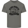 Father & Daughter Best Friends Father's Day Kids T-Shirt Childrens Charcoal
