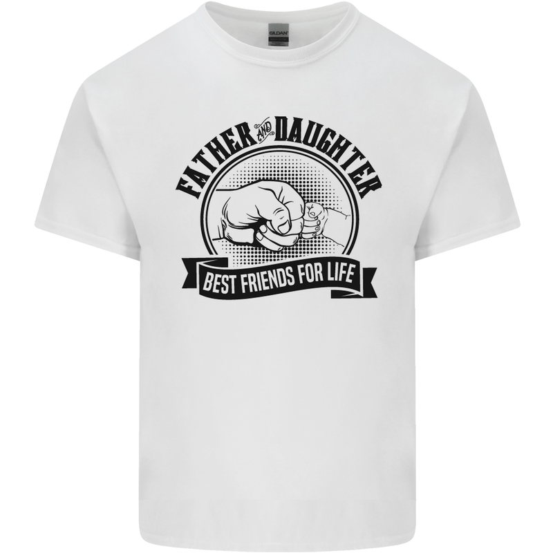 Father & Daughter Best Friends Father's Day Kids T-Shirt Childrens White