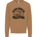 Father & Daughter Best Friends Father's Day Mens Sweatshirt Jumper Caramel Latte