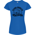 Father & Daughter Best Friends Father's Day Womens Petite Cut T-Shirt Royal Blue