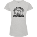 Father & Daughter Best Friends Father's Day Womens Petite Cut T-Shirt Sports Grey