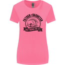 Father & Daughter Best Friends Father's Day Womens Wider Cut T-Shirt Azalea