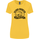 Father & Daughter Best Friends Father's Day Womens Wider Cut T-Shirt Yellow