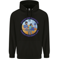 Father & Daughter Gaming Gamer Day Funny Childrens Kids Hoodie Black