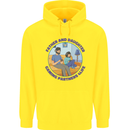 Father & Daughter Gaming Gamer Day Funny Childrens Kids Hoodie Yellow