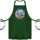 Father & Daughter Gaming Gamer Day Funny Cotton Apron 100% Organic Forest Green