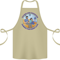 Father & Daughter Gaming Gamer Day Funny Cotton Apron 100% Organic Khaki