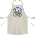 Father & Daughter Gaming Gamer Day Funny Cotton Apron 100% Organic Natural