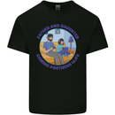 Father & Daughter Gaming Gamer Day Funny Kids T-Shirt Childrens Black