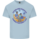Father & Daughter Gaming Gamer Day Funny Kids T-Shirt Childrens Light Blue