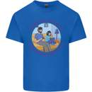 Father & Daughter Gaming Gamer Day Funny Kids T-Shirt Childrens Royal Blue