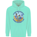 Father & Daughter Gaming Gamer Day Funny Mens 80% Cotton Hoodie Peppermint