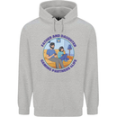 Father & Daughter Gaming Gamer Day Funny Mens 80% Cotton Hoodie Sports Grey